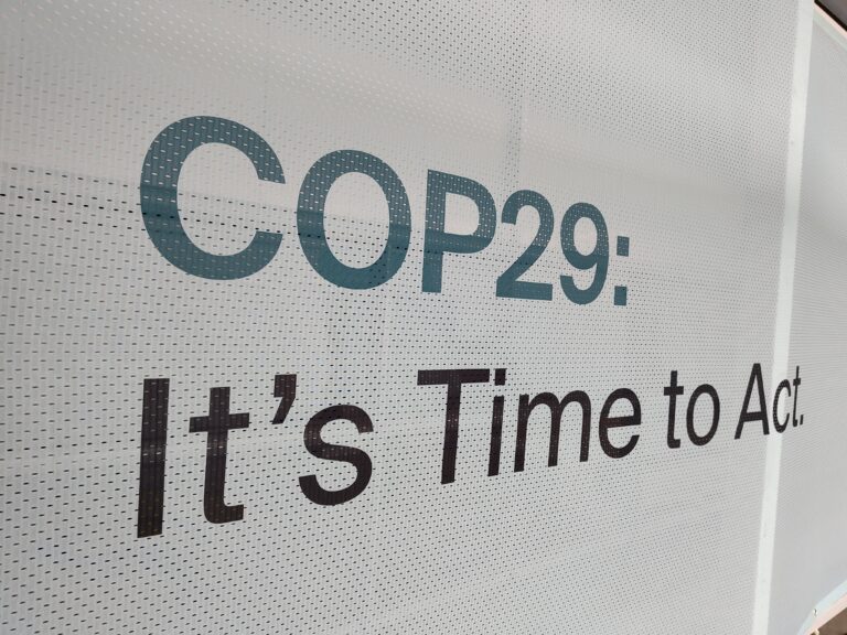 Picture showing text COP29: It's Time to Act.