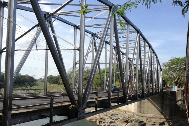 Bridge over the Tempisque river in Guardia, Costa Rica